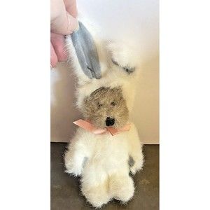 Boyds plush bear Archive Collection Chan Brown Stuffed 8" Animal Bunny Suit vtg